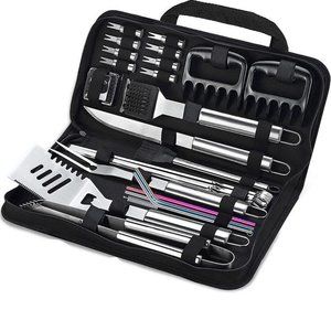 Heavy Duty Grill Cleaner Barbecue Grill Stainless Steel Grill Utensils 27 pcs